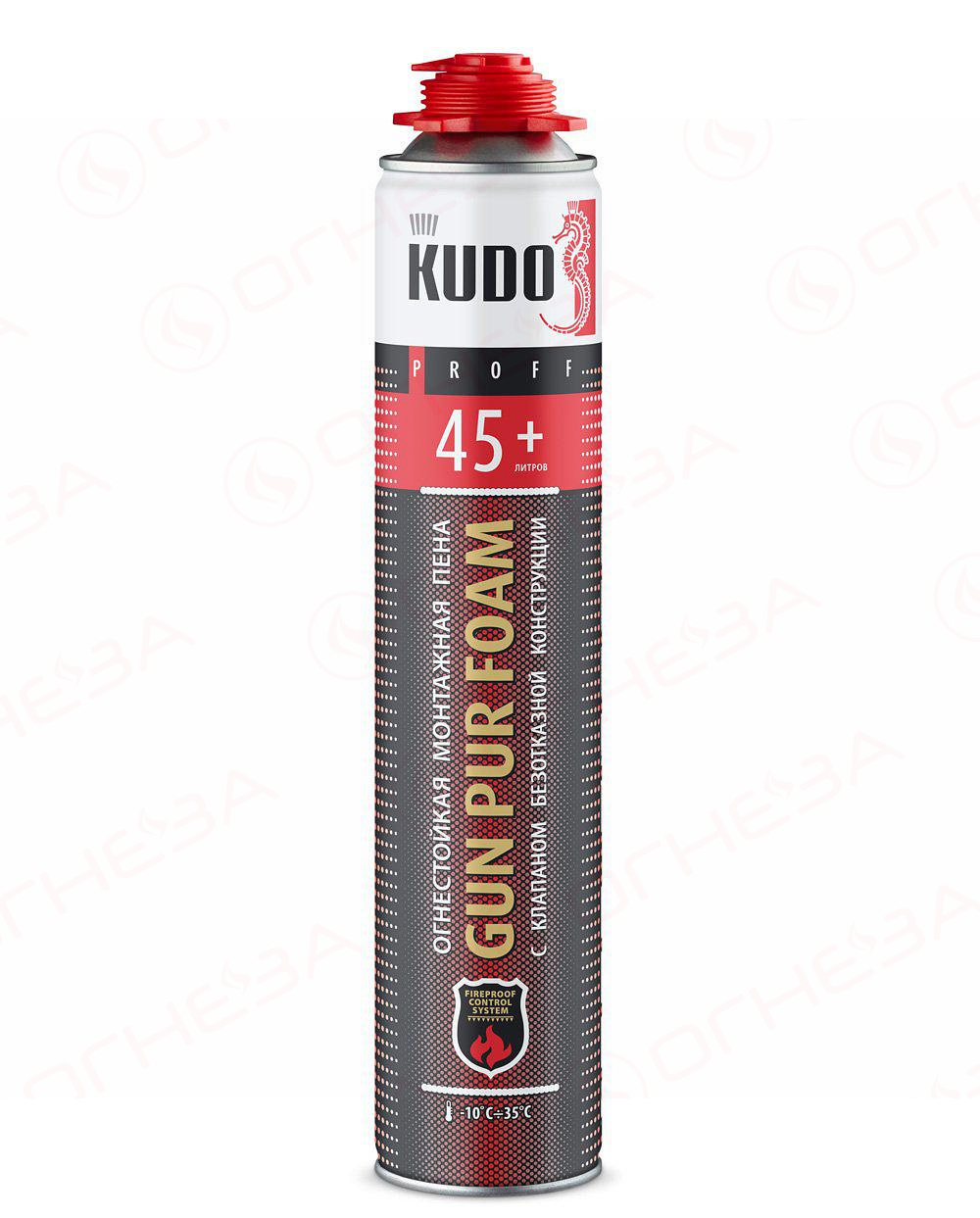 Огнестойкая монтажная профессиональная пена FIRE PROOF 45+